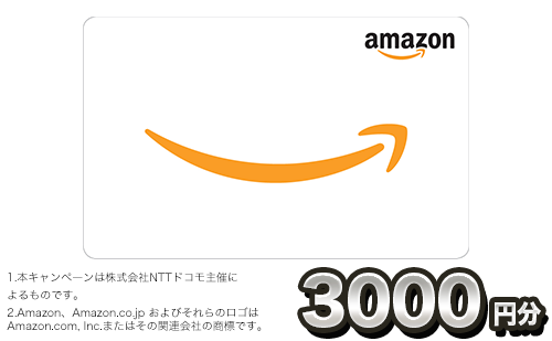 Amazonギフト 3,000円