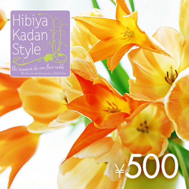 日比谷花壇 フラワーギフトチケット(500円)